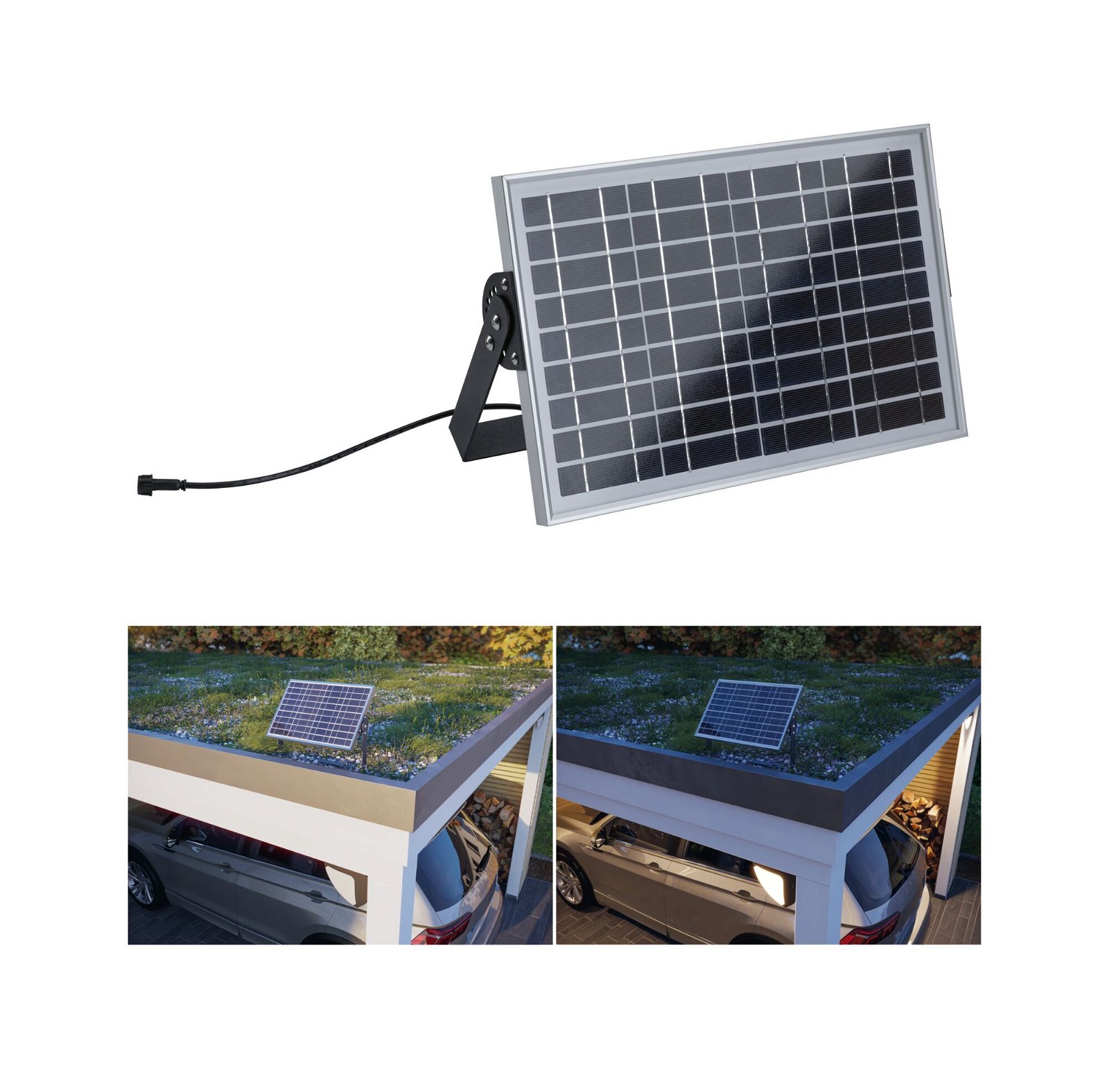 Park + Light Alimentation électrique Module solaire max. 5W IP65 Argent