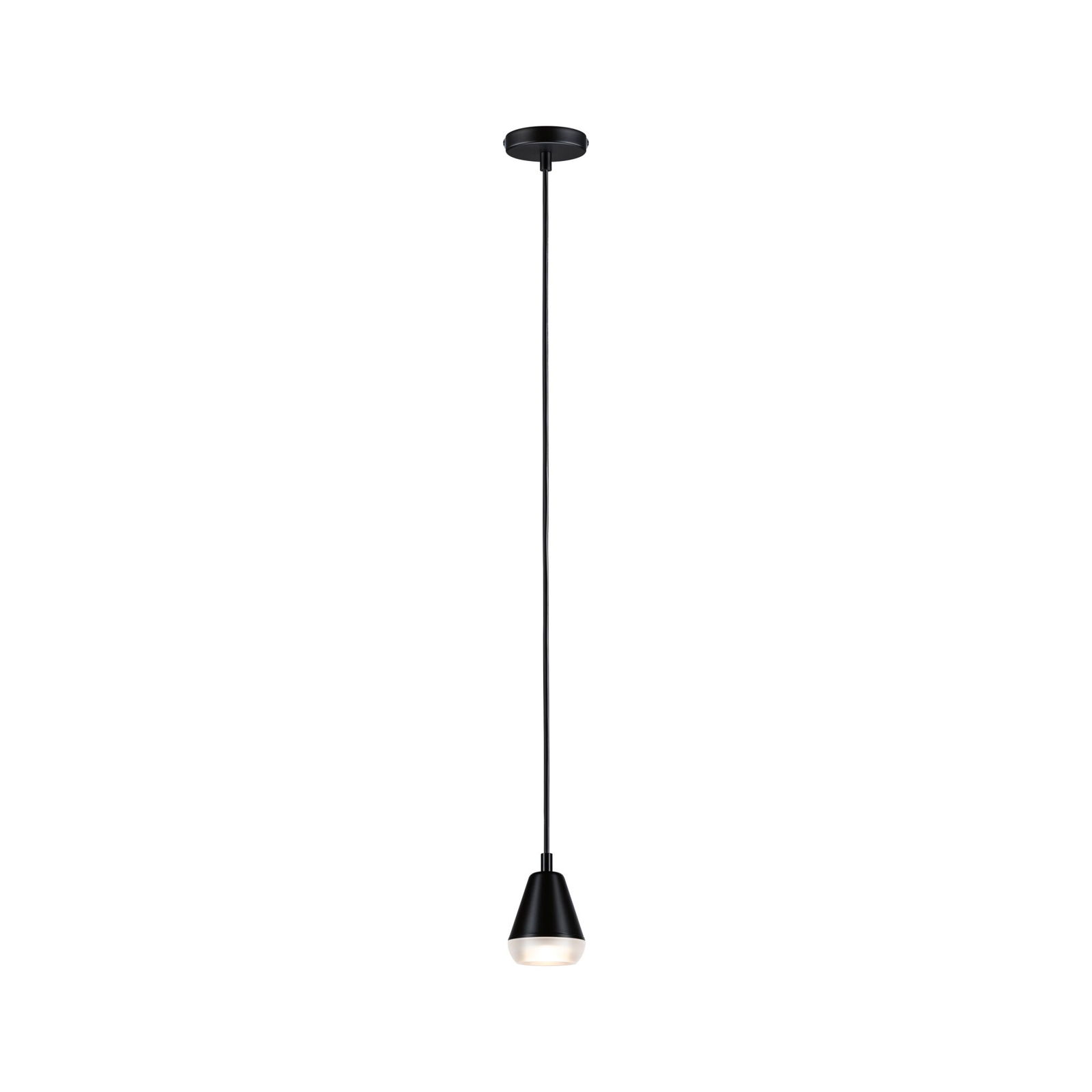 LED-hanglamp Luia GU10 max. 10W Satijn/Signaal zwart