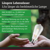 LED-Lampe mit längerer Lebensdauer bis 50.000 Stunden, energiesparend und nachhaltig