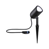 Projecteur LED de jardin noir avec piquet et câble pour éclairage extérieur et lumière de jardin