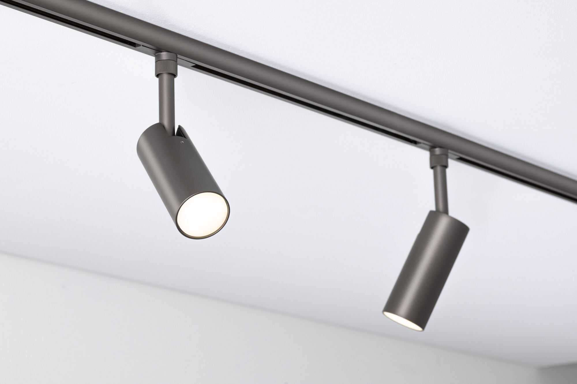 URail Schienenspot Tubo Einzelspot 250lm 3,3W White Select 230V Titanium