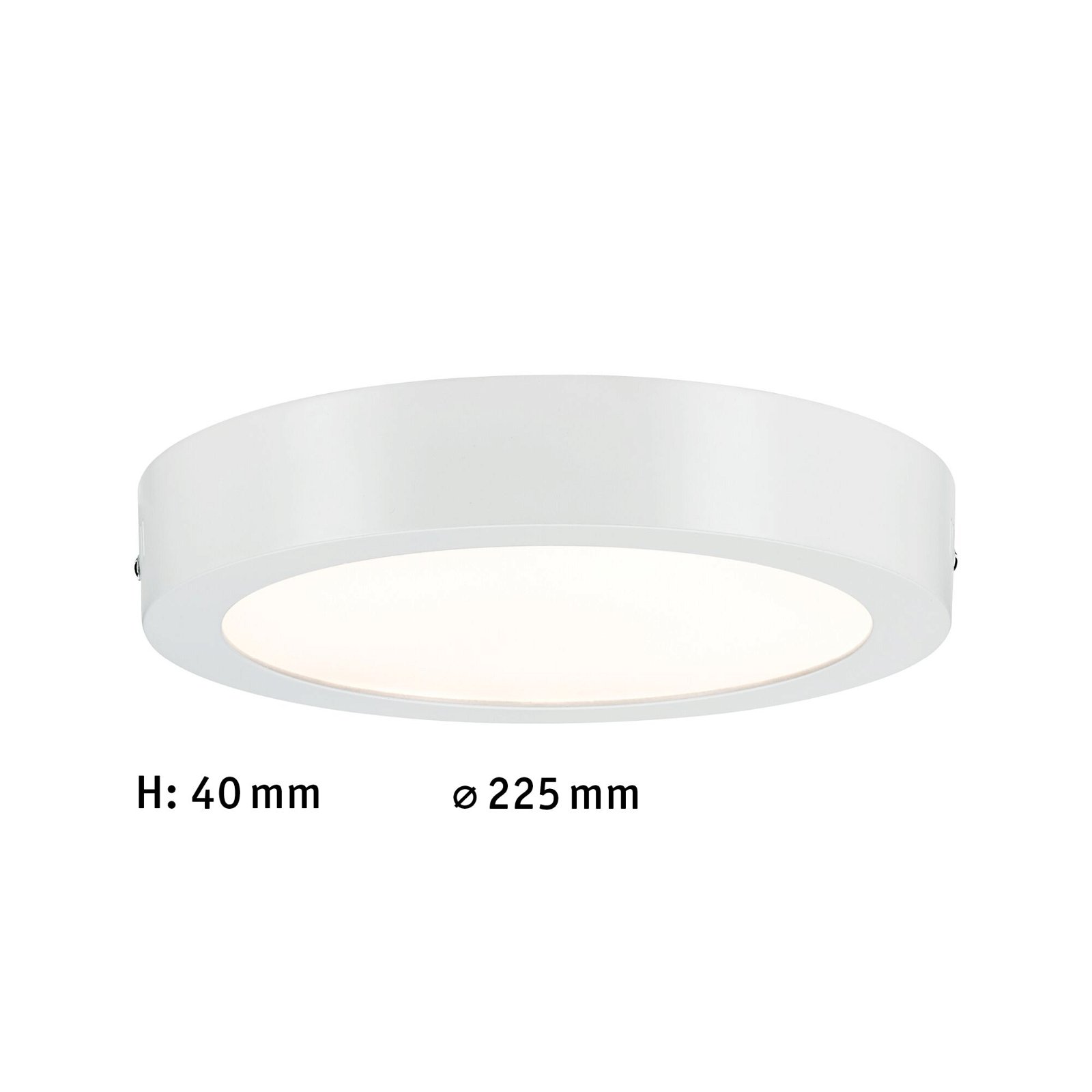 LED Panel Smart Home Zigbee 3.0 Cesena rund 225mm 11W 750lm Tunable White Weiß matt dimmbar