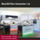 MaxLED Flex-Connector 1 m white cable with 5-pin connector for LED lighting systems