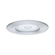 Rundes Einbau-LED-Leuchtmittel aus gebürstetem Aluminium in Silber für moderne Raumbeleuchtung