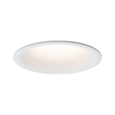 Rund hvid LED-loftlampe med mat diffuser til energieeffektiv belysning