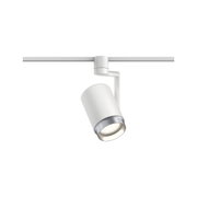 Moderner weißer LED-Strahler aus Metall für Schienensysteme, energiesparende Innenbeleuchtung