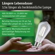 LED-Lampe mit längerer Lebensdauer von 50.000 Stunden, nachhaltige energiesparende Glühbirne