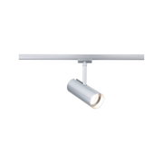 Moderne zilveren metalen LED-spot voor railsystemen, dimbare binnenverlichting