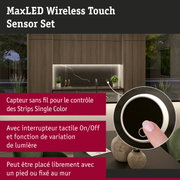 Set capteur tactile sans fil MaxLED avec interrupteur tactile pour contrôle des bandes LED