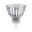 Standaard 12 V LED-reflector GU4 345lm 4,2W 2700K Zilver Heldere MR16 halogeenlamp met twee metalen pinnen, energiezuinige lamp voor spotverlichting