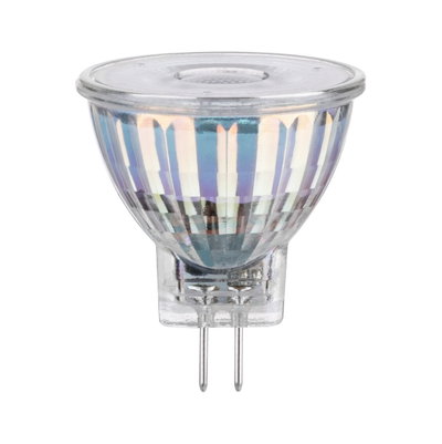 Klares MR16 Halogen-Leuchtmittel mit zwei Metallstiften, energiesparende Lampenfassung für Spotbeleuchtung