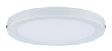 Round white plastic LED ceiling panel for energy-efficient room lighting