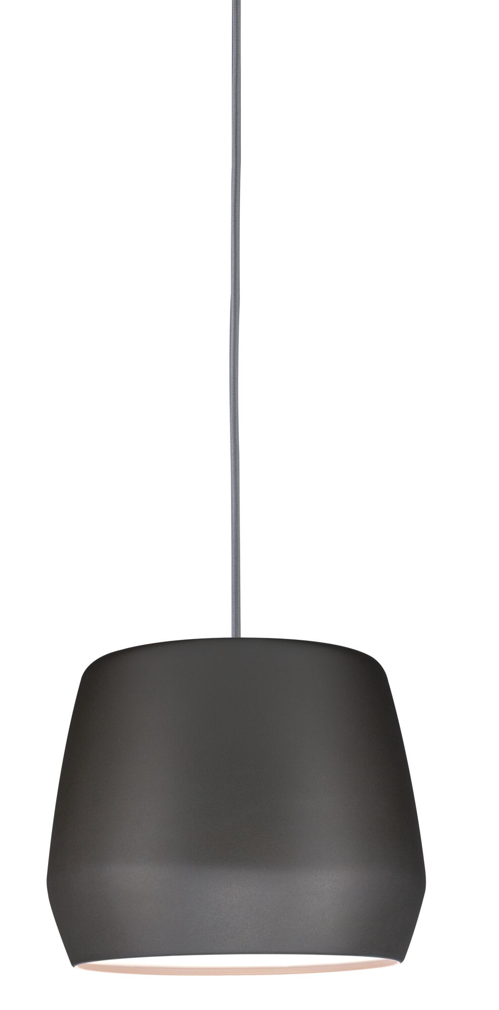 Moderne schwarze Pendelleuchte aus Metall mit schlichtem Design für stilvolle Raumbeleuchtung