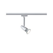 Zilveren metalen LED-rails met verstelbare spot voor moderne binnenverlichting