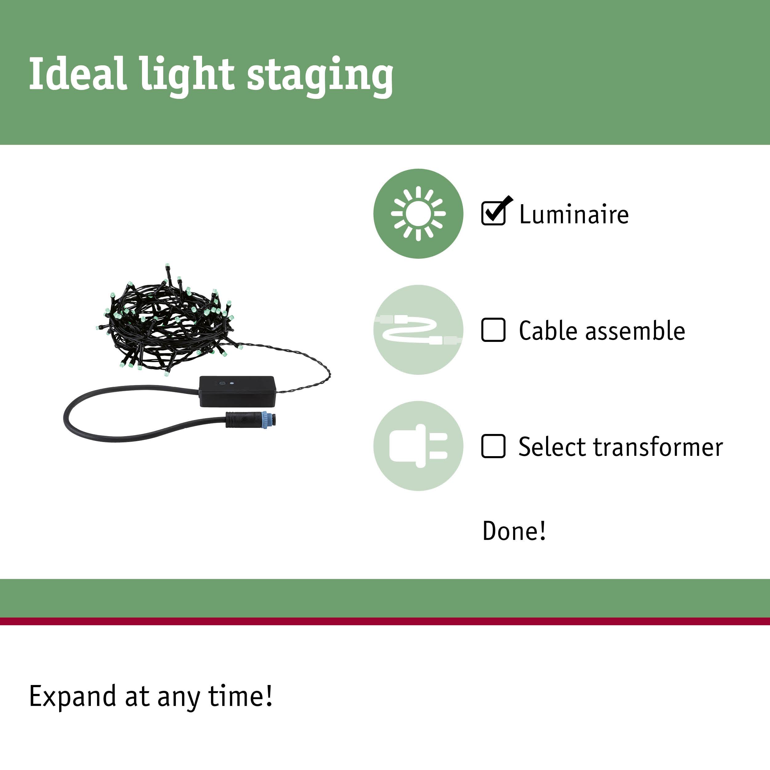 Black LED light strip with control unit for flexible lighting and easy installation.