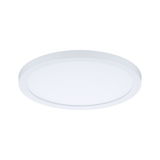 Plafonnier LED rond blanc avec cadre en plastique mat pour éclairage moderne