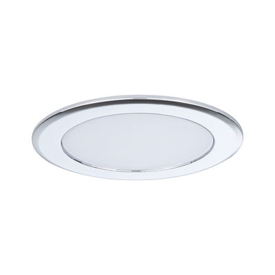 Rundes LED-Einbaupanel in Weiß mit Aluminiumrahmen für energiesparende Deckenbeleuchtung