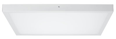 Rectangular white LED ceiling light made of plastic for modern indoor lighting