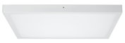Plafonnier LED rectangulaire blanc en plastique pour éclairage intérieur moderne