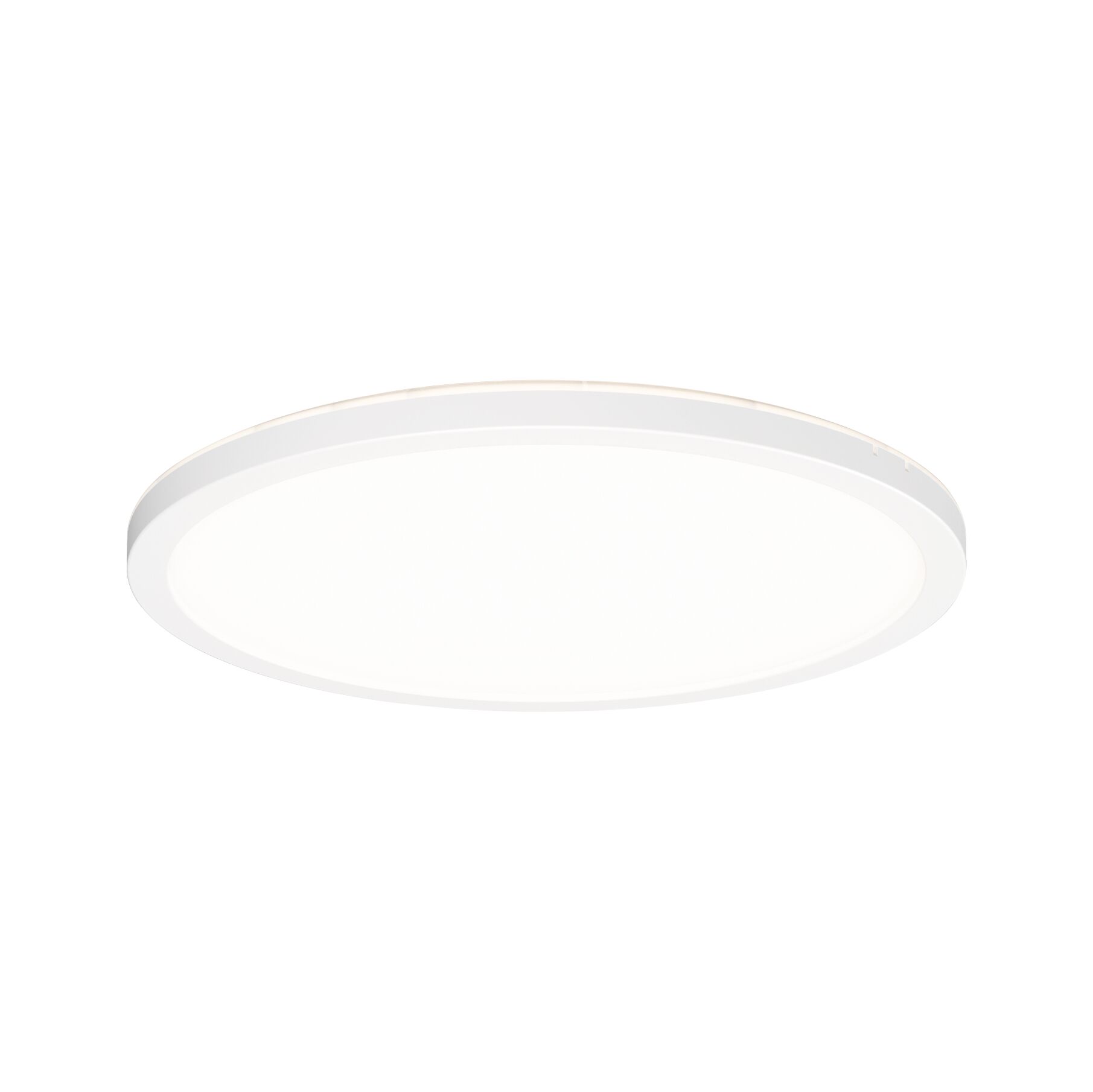 Round white LED ceiling panel with energy-saving light for modern home lighting