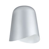 Moderner silberner Metall-Wandleuchter mit asymmetrischem Design für stilvolle Innenbeleuchtung