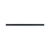 Slim black aluminum LED light bar for modern indoor and accent lighting solutions.