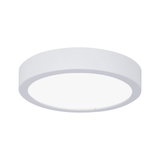 Runde weiße LED-Deckenleuchte aus Metall mit diffuser Abdeckung für modernes Raumlicht