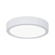 Plafonnier LED rond blanc avec boîtier mat pour éclairage intérieur moderne