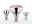 Three decorative GrowGreen LED bulbs with silver finish and pink light for plant growth lighting.
