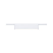 White metal LED ceiling light with modern design for energy-efficient room illumination