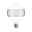 Modern Classic Edition 230 V Standard LED Globe Ring mirror E27 420lm 4,5W 2600K dimmable Ring mirror silver Round LED bulb with matte white glass and silver checkerboard pattern for modern lighting