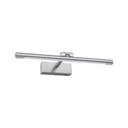 Moderne LED-Wandleuchte aus gebürstetem Edelstahl in Silber für stilvolle Raumbeleuchtung