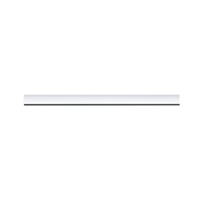Slim white LED light made of plastic for modern indoor lighting and energy-efficient illumination