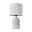 Pauleen Table luminaire Sandy Glow E14 max. 20W Beige/White Table lamp with beige-white ceramic base and white fabric shade for stylish home lighting