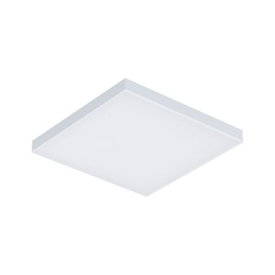Plafonnier LED carré blanc au design plat pour un éclairage intérieur moderne