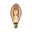 Inner Glow Edition Ampoule LED Helix E27 230V 180lm 3,5W 1800K Doré Ampoule LED vintage avec filament torsadé en verre ambré pour éclairage décoratif chaleureux