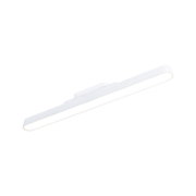 Schlanke weiße LED-Wandleuchte mit diffuser Abdeckung für modernes Wohnraumlicht