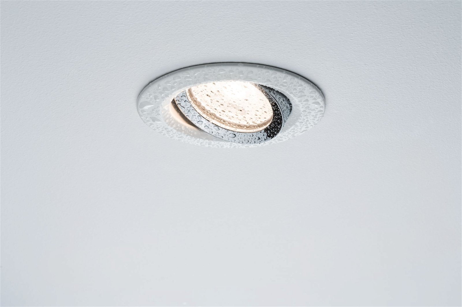 3x moderne Chrome GU10 Encastrés Encastrés Plafond Spot Downlight Tilt