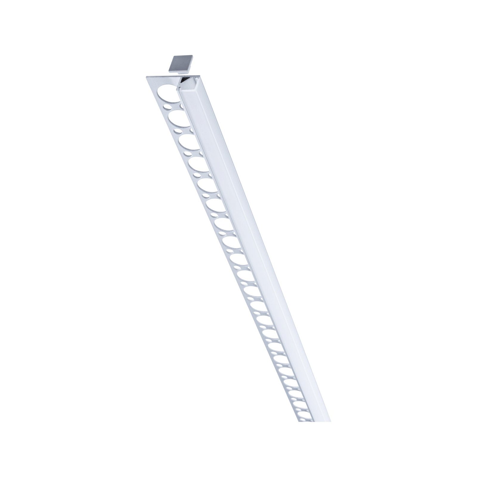 LED aluminium profile Gauge Guide Bar for Strip Anodized Set 1m 