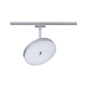 Ronde matte aluminium LED-spot op railsysteem voor moderne binnenverlichting