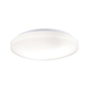 Round white plastic ceiling light with energy-saving LED technology for home lighting
