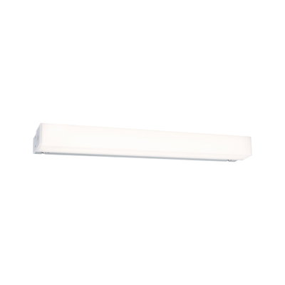 Weiße LED-Wandleuchte aus Kunststoff mit rechteckigem Design für moderne Innenbeleuchtung