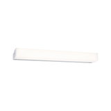 Applique murale LED blanche rectangulaire en plastique pour un éclairage intérieur moderne