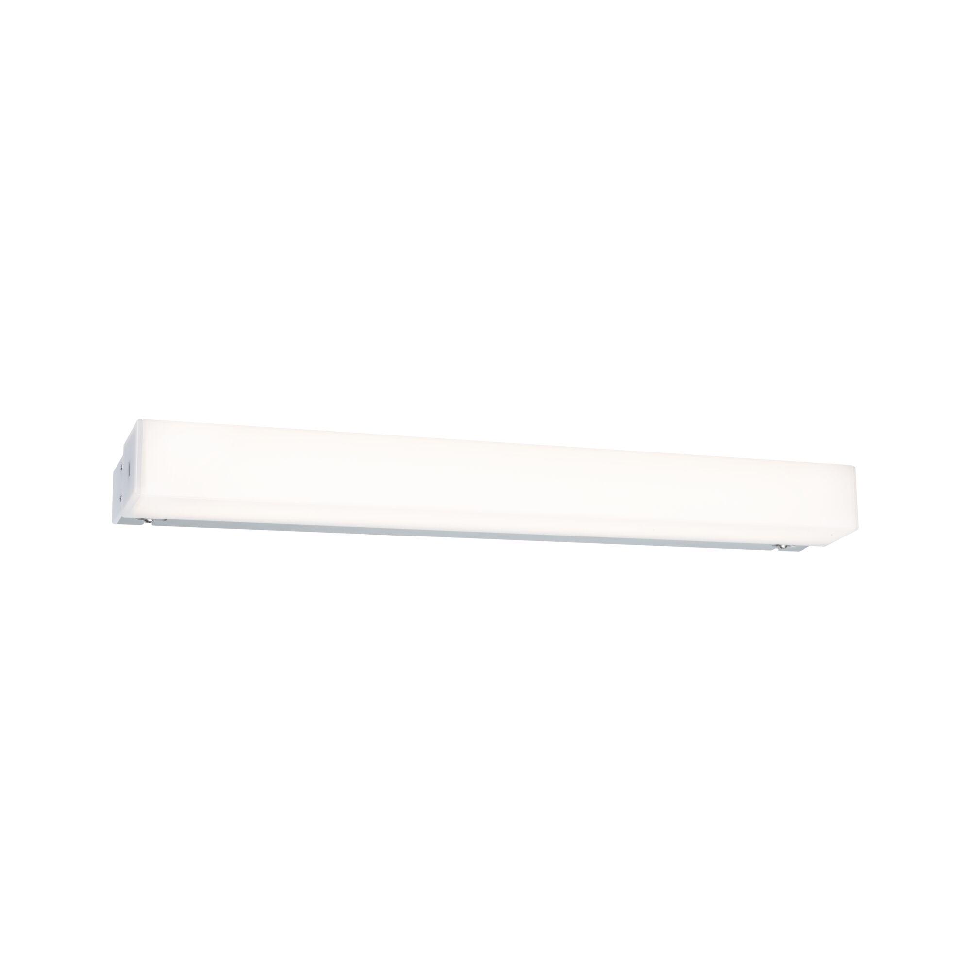 Rectangular white LED ceiling light made of plastic for modern room lighting