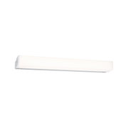 Rectangular white LED ceiling light made of plastic for modern room lighting