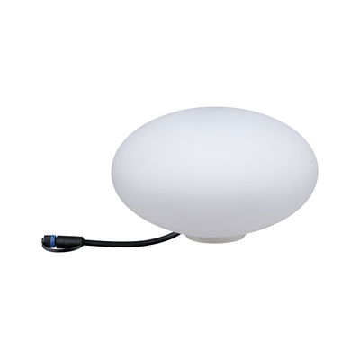 Witte ronde LED-lamp van kunststof met kabelverbinding voor moderne binnenverlichting