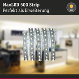 MaxLED 500 Strip LED-Lichtband in warmweiß als Erweiterung für Wohnraumbeleuchtung