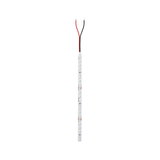 LED strip light with white LEDs and red and black wires for versatile lighting applications