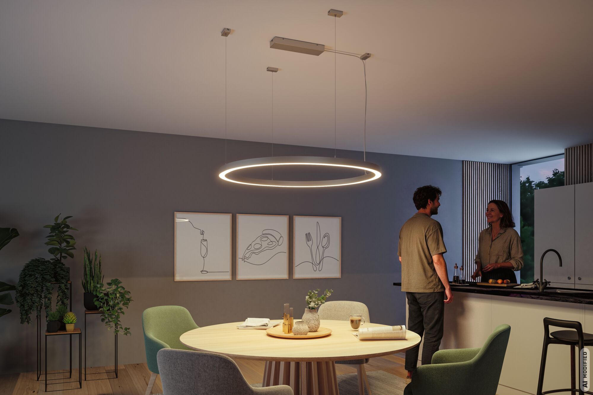Linion Lichtkanal 90 ° Kurve 24V 13W 3000K Chrom matt