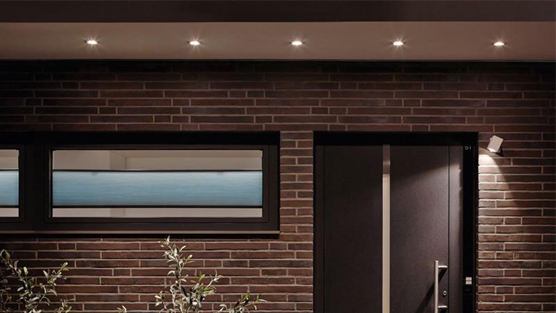 Einbauleuchten mit IP-Schutz eignen sich gut als Dachvorsprungsleuchten. Dachvorsprungsleuchten von Paulmann